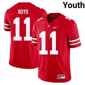 Scarlet High School The Fighting Buckeyes Brock Boyd College Football #11 Youth Jersey 271479-426