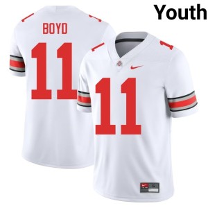 White Youth Ohio State Buckeyes #11 College Football 2025-26 Brock Boyd Jersey 562152-741