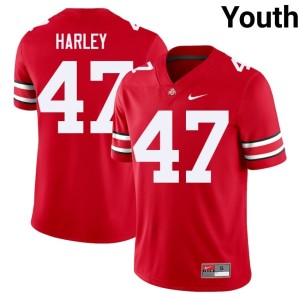 Scarlet Go Bucks Limited Youth Chic Harley #47 College Football Jerseys 684491-621