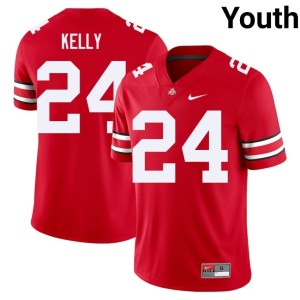 Scarlet College Football Player Dominick Kelly Youth Buckeye Nation #24 Jersey 838000-262
