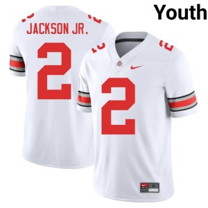 White Kenyatta Jackson Jr. Game College Football The Fighting Buckeyes Youth #2 Jersey 637121-688