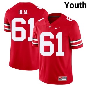 Scarlet Ohio State Buckeyes Youth College Football Alumni Landon Beal #61 Jerseys 636800-548