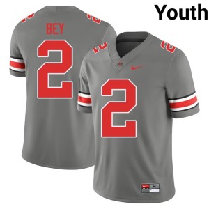 Grey Youth Legend Bey Buckeye Nation NCAA College Football #2 Jerseys 454330-554