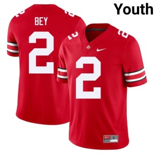 Scarlet OSU College Football Legend Bey Youth Replica #2 Jersey 997131-259