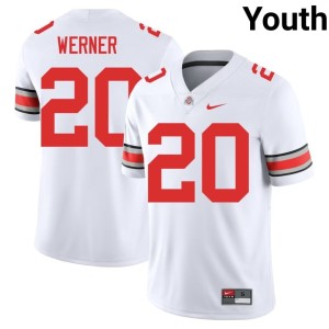 White College Football NCAA Ohio State Pete Werner Youth #20 Jersey 936445-445