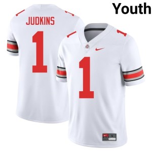 White High School Quinshon Judkins College Football #1 Youth Ohio State Jersey 873215-580
