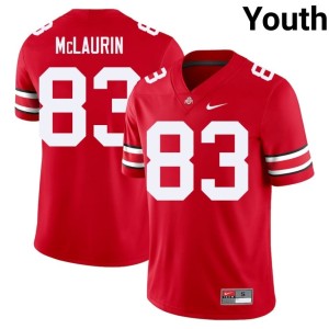 Scarlet College Football The Buckeyes Youth #83 NCAA Terry McLaurin Jerseys 823386-396
