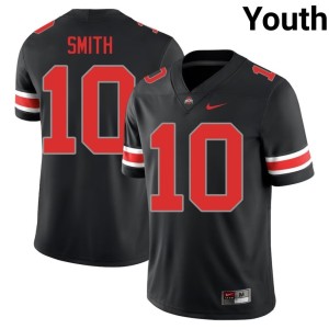 Blackout #10 2025 Youth College Football Buckeye Nation Troy Smith Jersey 207188-896