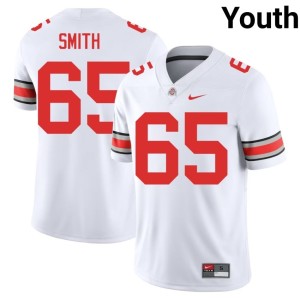 White #65 Tucker Smith Limited Youth OSU Buckeyes College Football Jerseys 411060-620