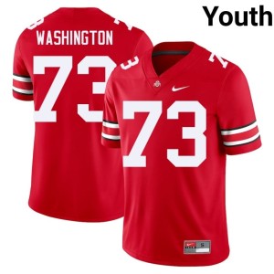 Scarlet #73 Youth College Football Ohio State Buckeyes Vasean Washington Alumni Jersey 876693-348