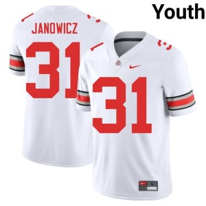 White #31 College Football Youth Buckeye Nation 2025 Vic Janowicz Jerseys 305164-925